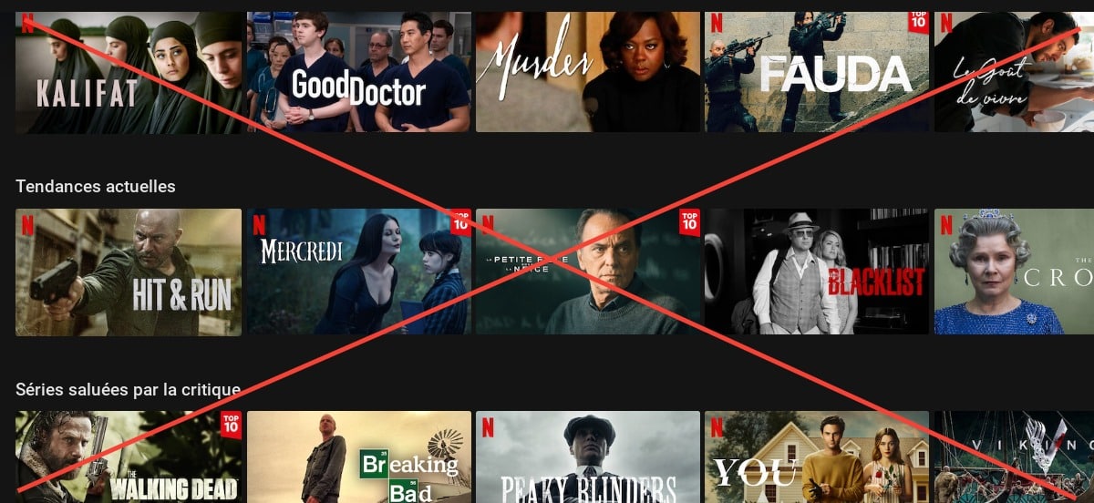 Netflix voici la liste de tous les codes secrets pour accéder aux