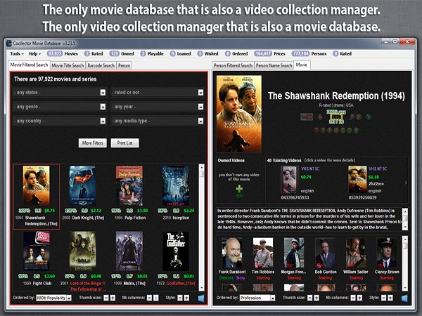 coollector movie database serial