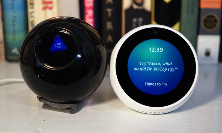 Test de l' Echo Spot : Alexa dans un écran de verdure