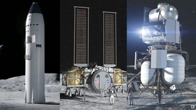 Objectif Lune : La NASA Choisit SpaceX, Blue Origin Et Dynetics Pour ...