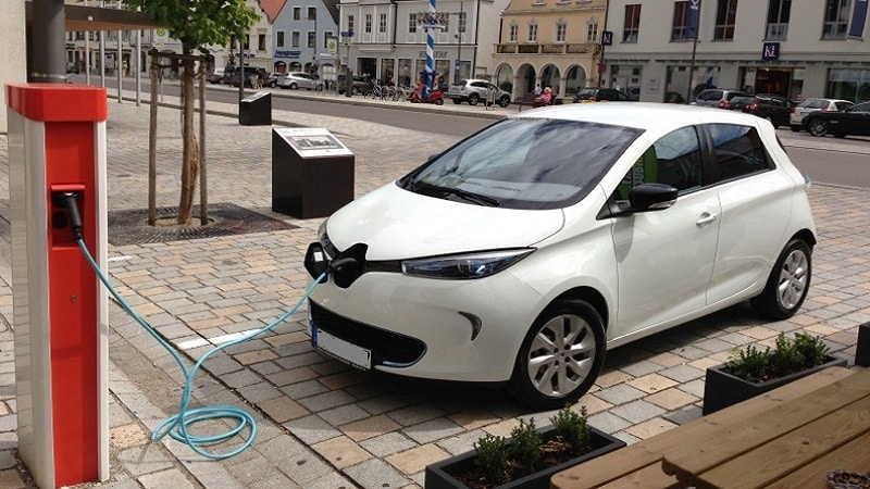 La Renault Zoé, voiture électrique la plus vendue en France. 