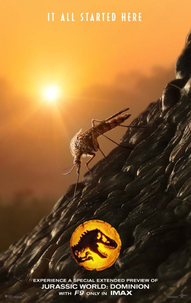 Jurassic World 3 fixe un lien avec le moustique à l'origine du clonage des  dinosaures