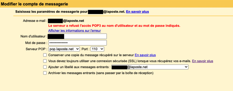 Bug Laposte.net : Voici La Technique Pour Réactiver POP Et IMAP Sur ...