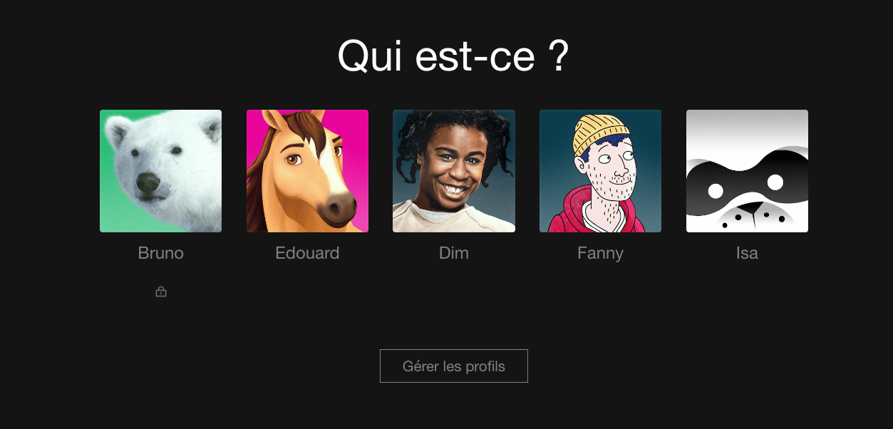 Netflix partage compte