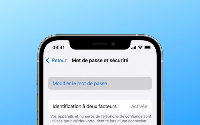 comment reinitialiser mot de passe identifiant apple iphone