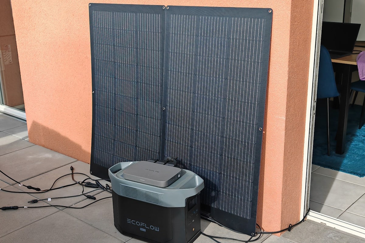 Test du Kit solaire Ecoflow Powerstream pour balcon : un moyen de