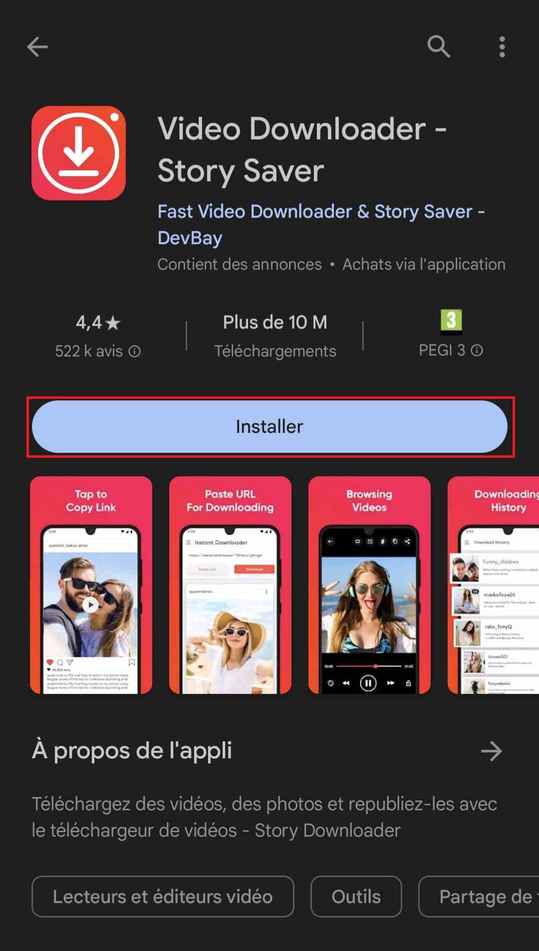 Video Downloader Story Saver Instagram