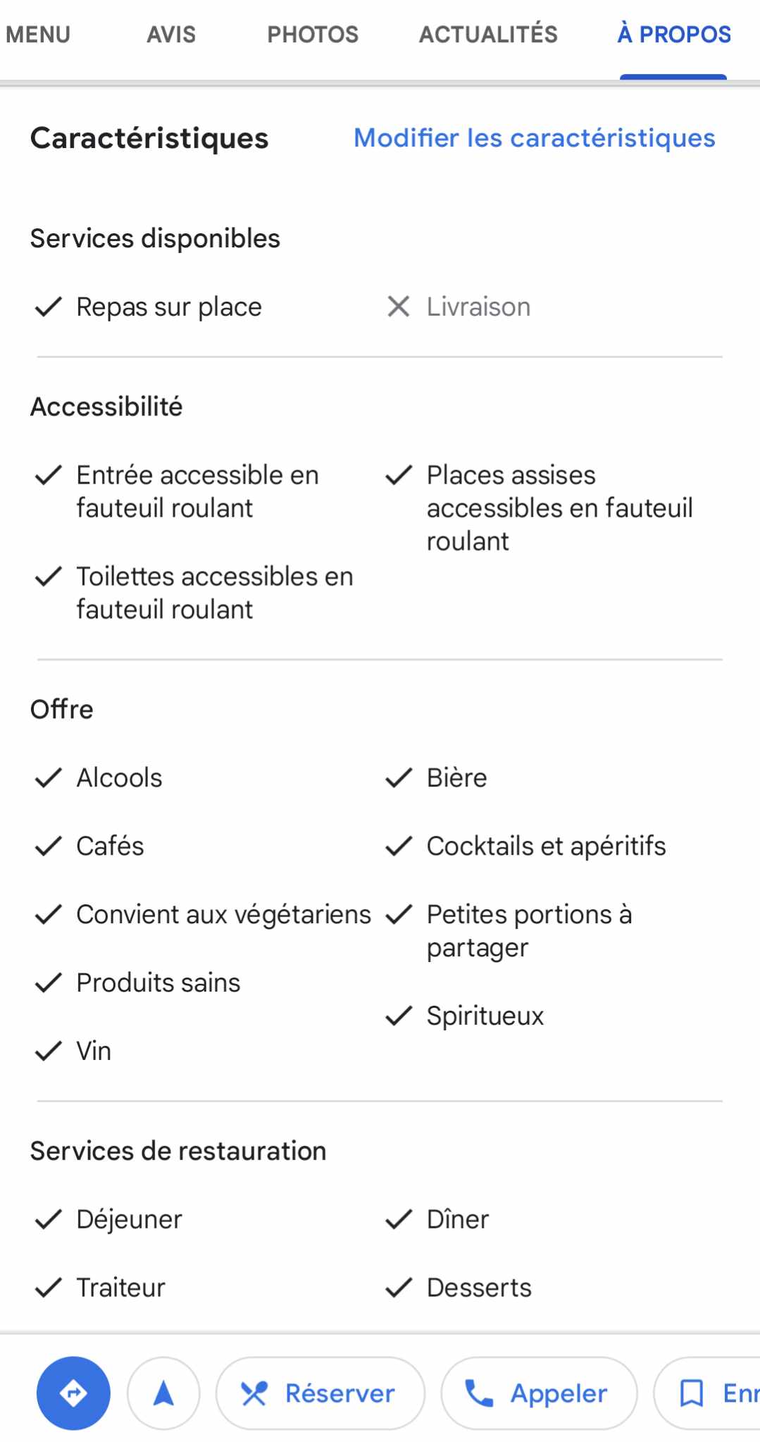 Accessibilité Google Maps