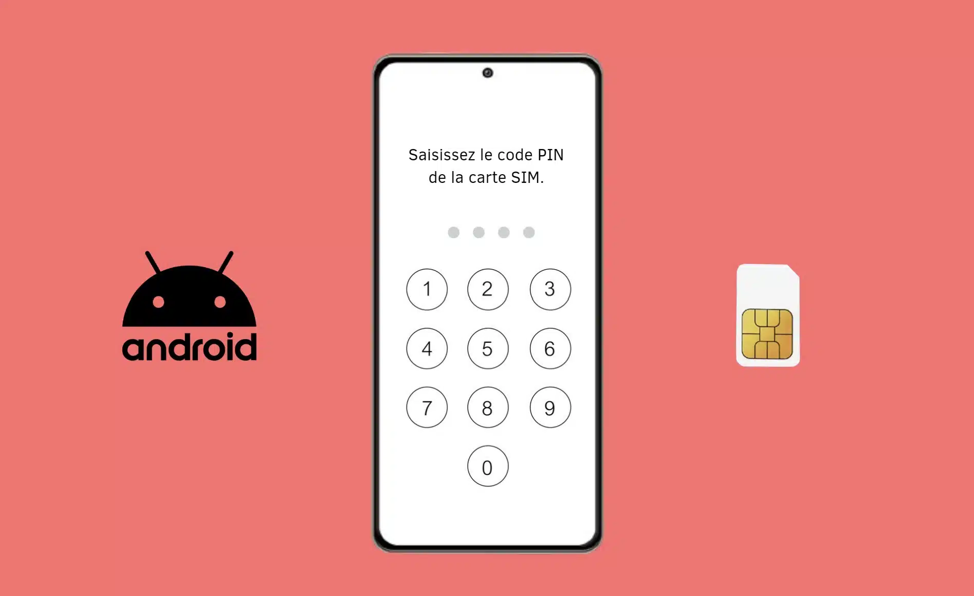Changer code PIN SIM Android