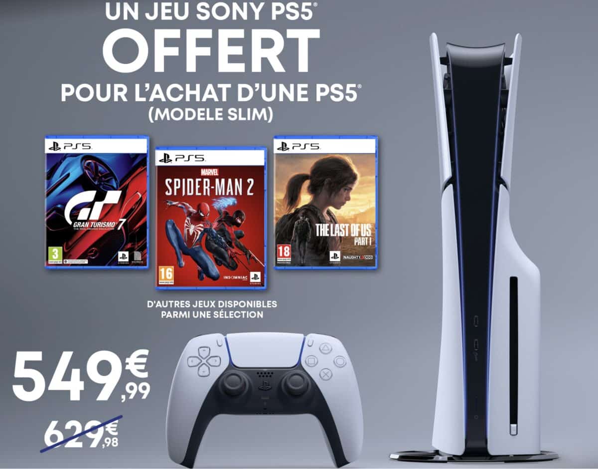 PS5 en promo : la console de jeu la plus recherchée en soldes chez Fnac,  sautez sur l'occasion !