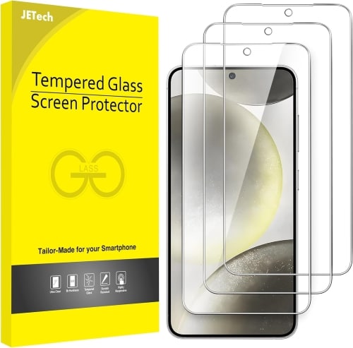 Ensemble de protections d’écran en verre trempé pour Galaxy S24 Ultra