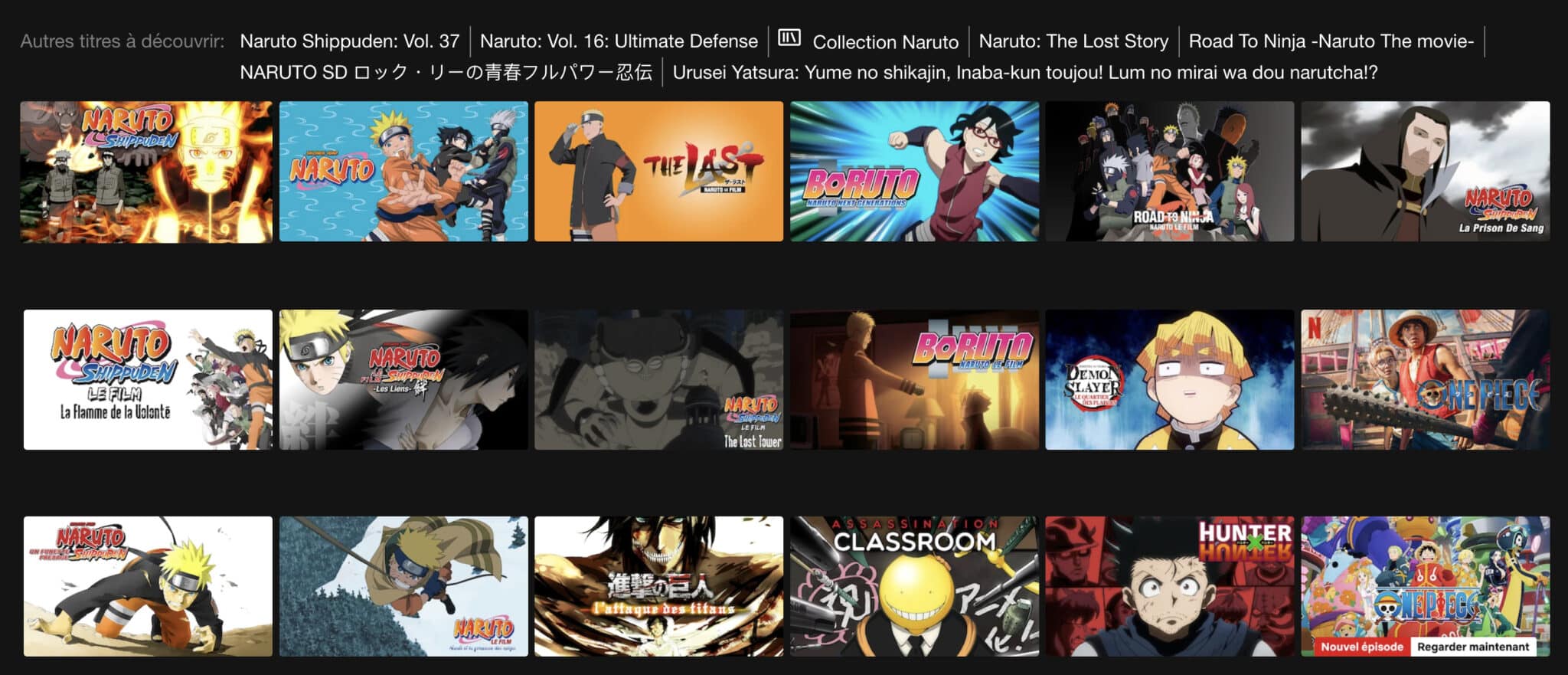 Netflix animes