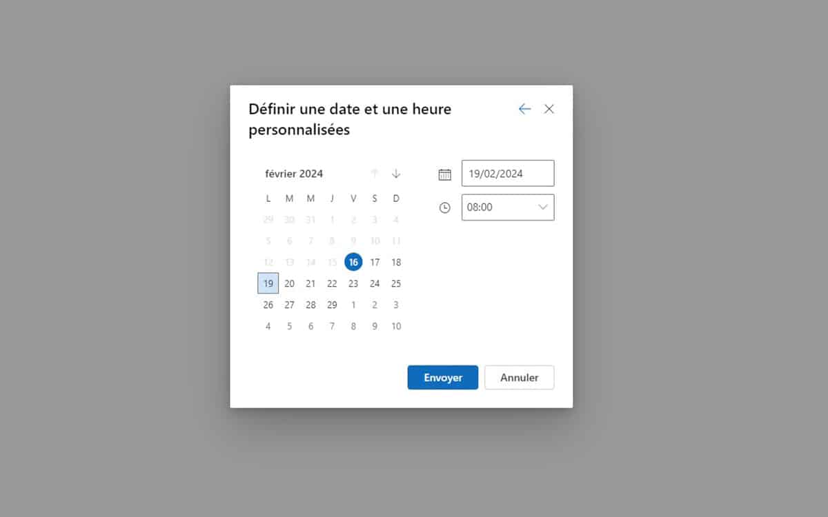 Image 1: How to schedule an email on Outlook?