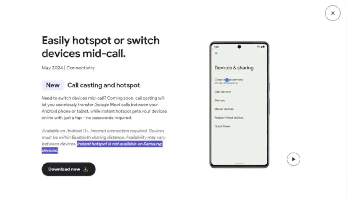 Instant Hotspot android partage connexion 