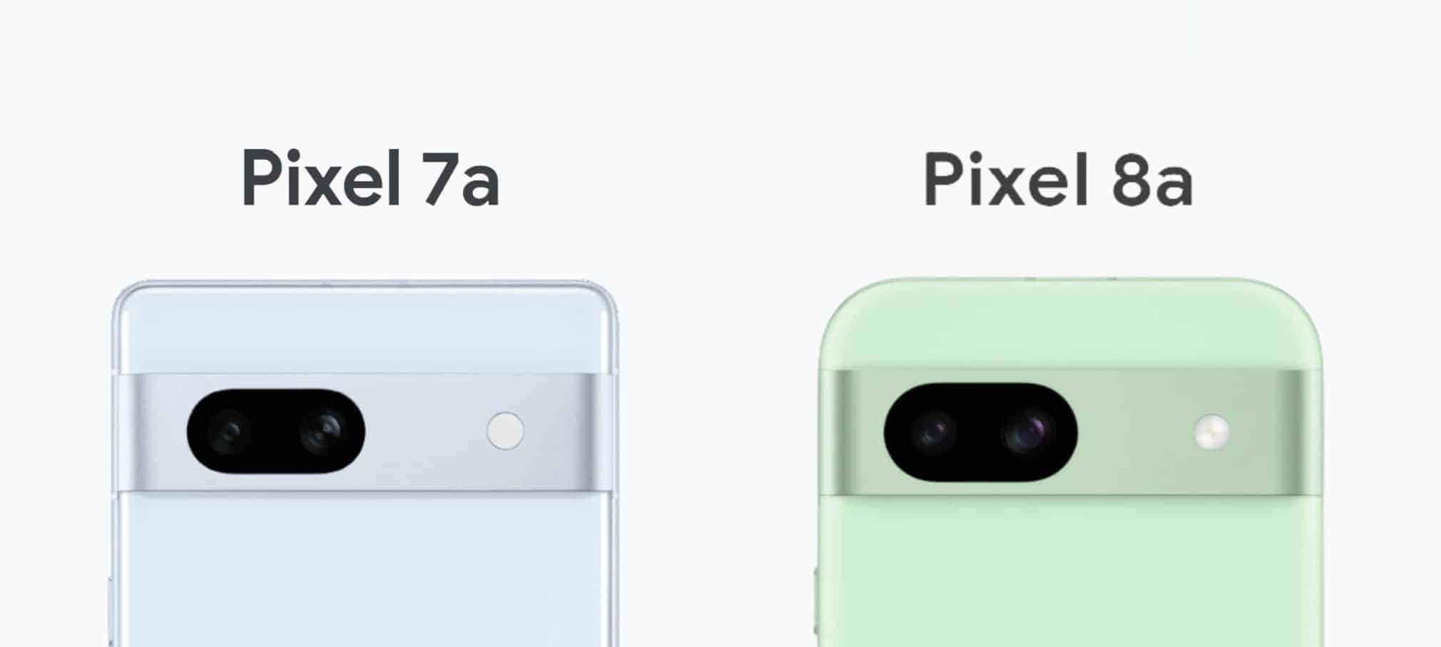 Pixel 7a vs Pixel 8a photo