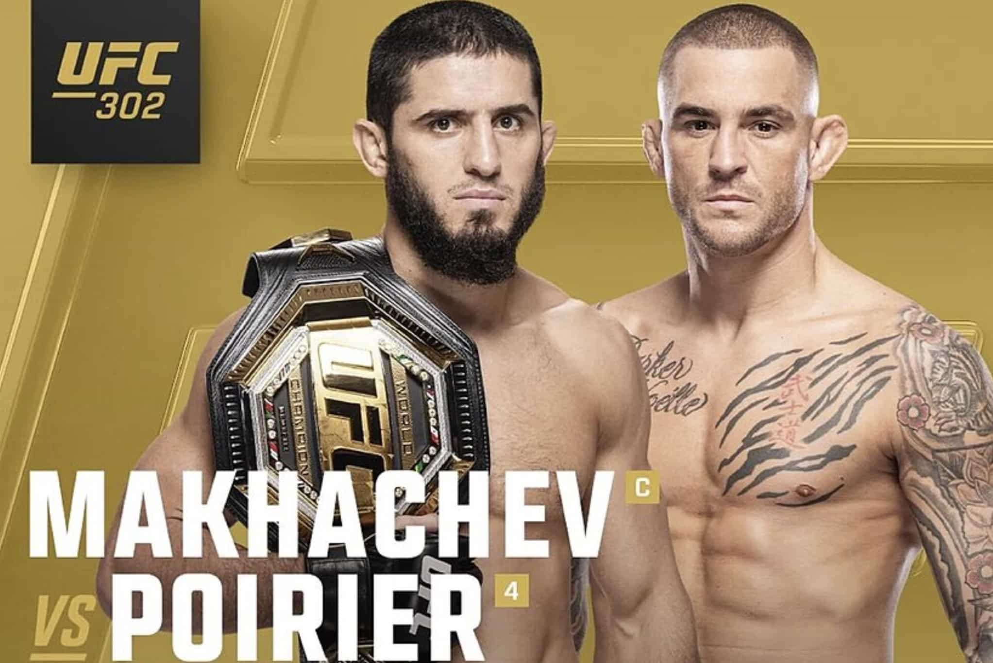 Poirier vs Makhachev UFC 302