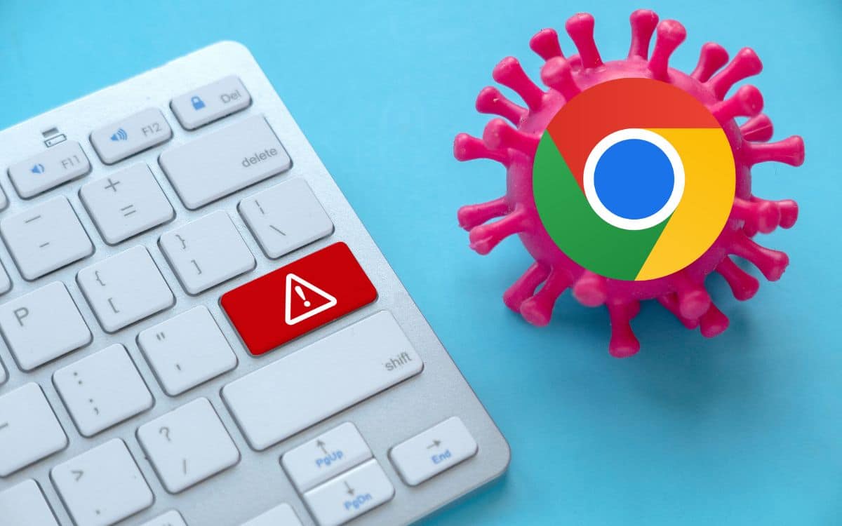 Google Chrome virus malware script