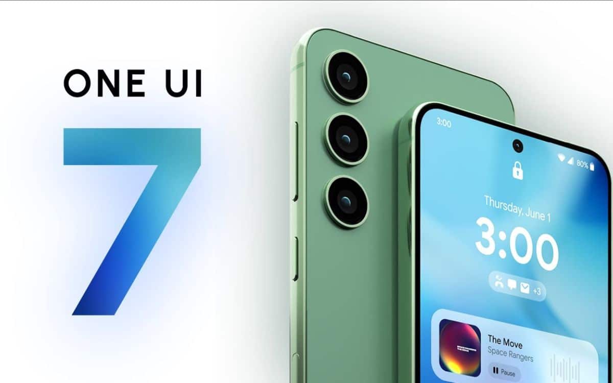 One UI 7 Samsung Galaxy heure