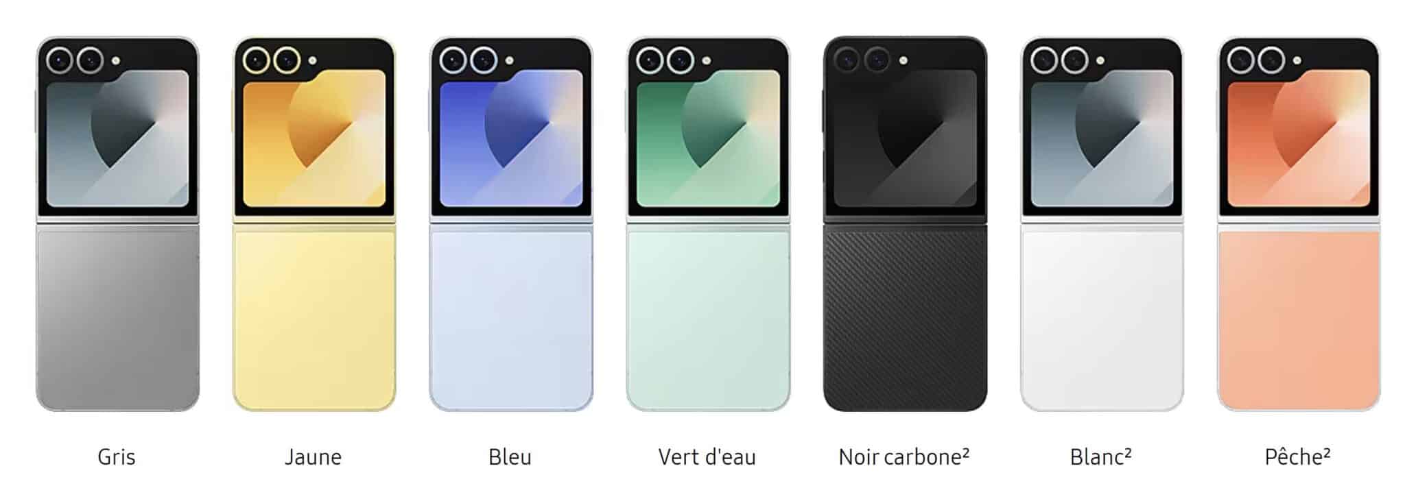 Galaxy Z Flip 6 coloris