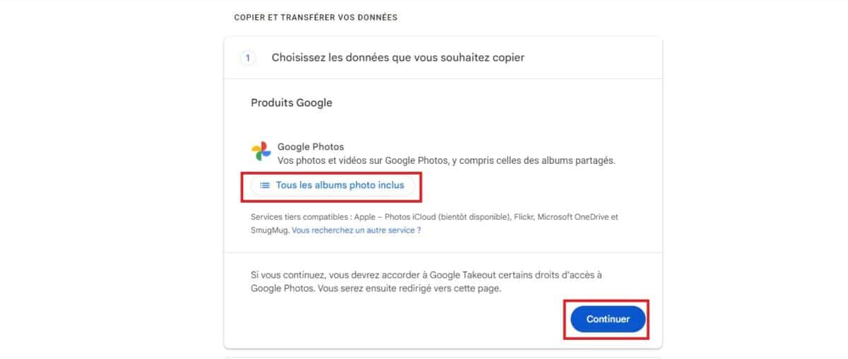 google photos icloud transfert apple