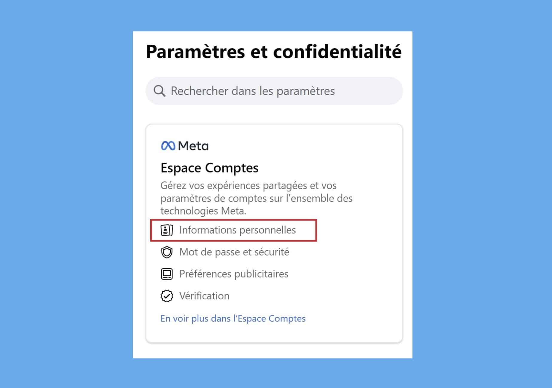 Informations personnelles Facebook comment récupérer son adresse mail 