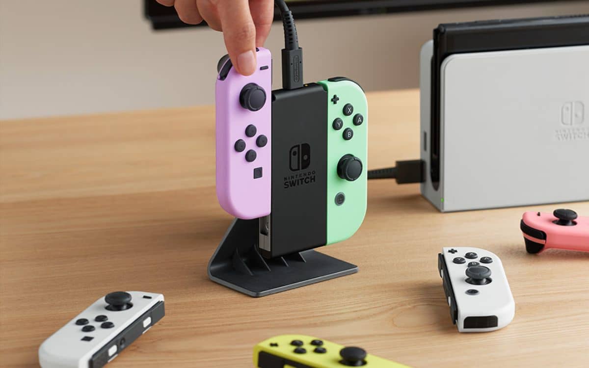 nintendo switch joy con station charge