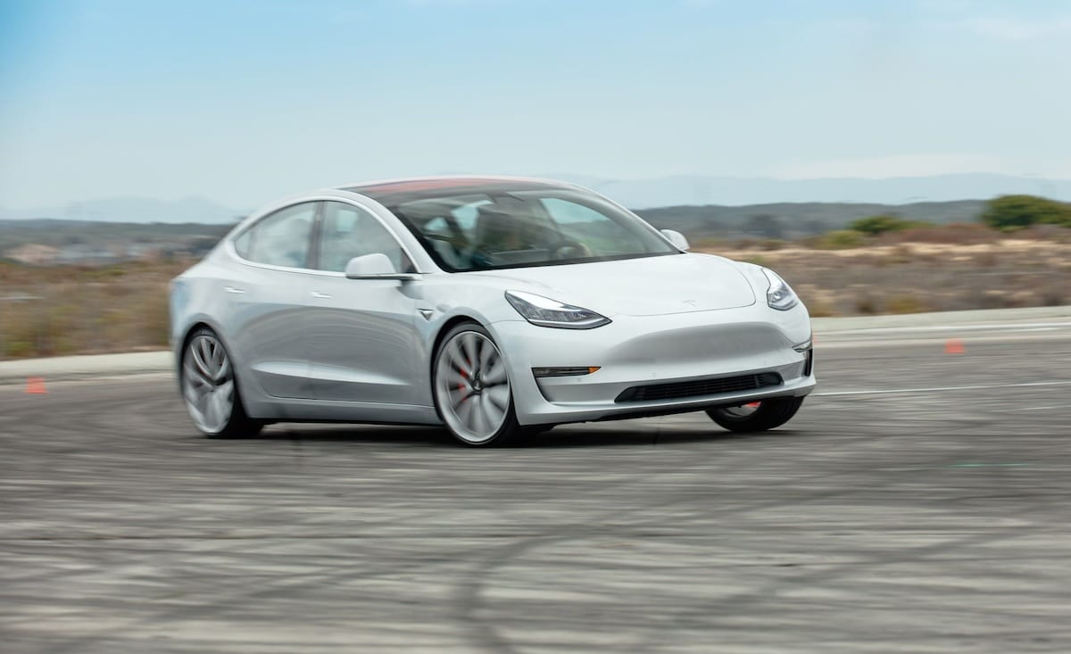 Une Tesla Model 3 Performance de 2018