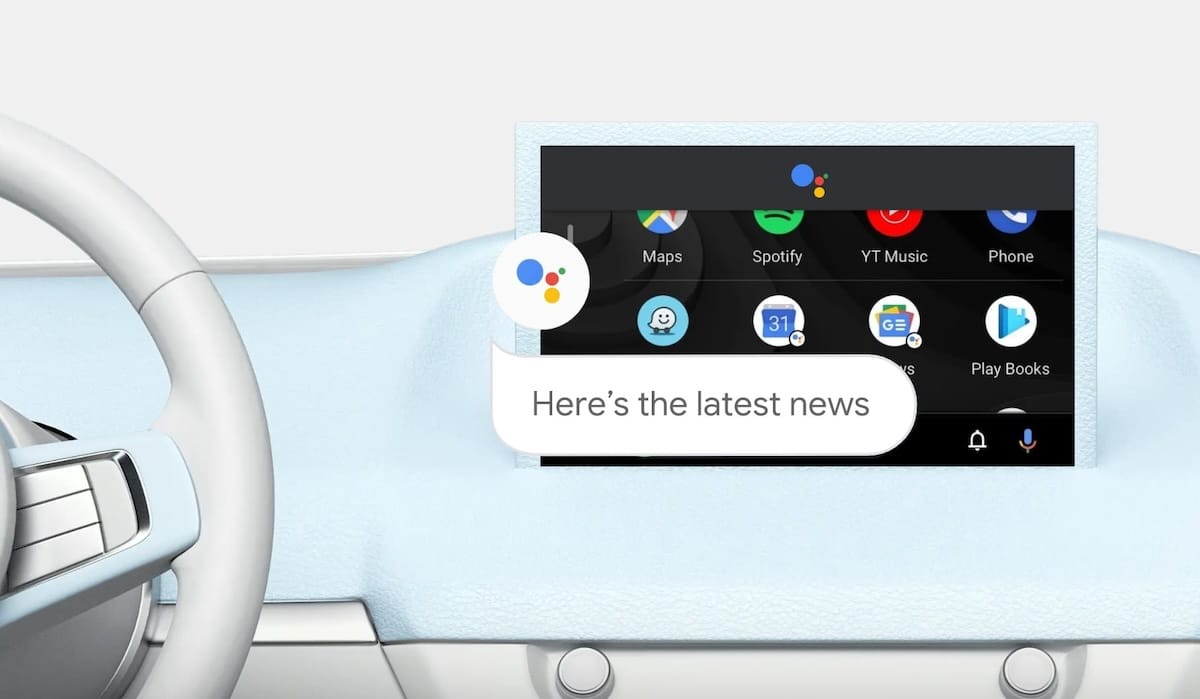 Android Auto Assistant Google nouveau design
