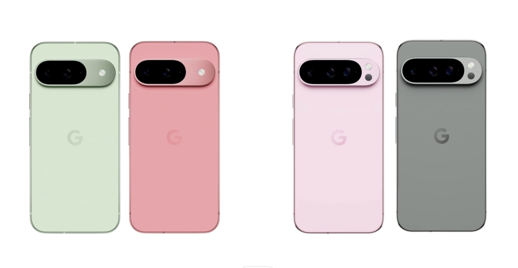 Pixel 9 et 9 Pro coloris