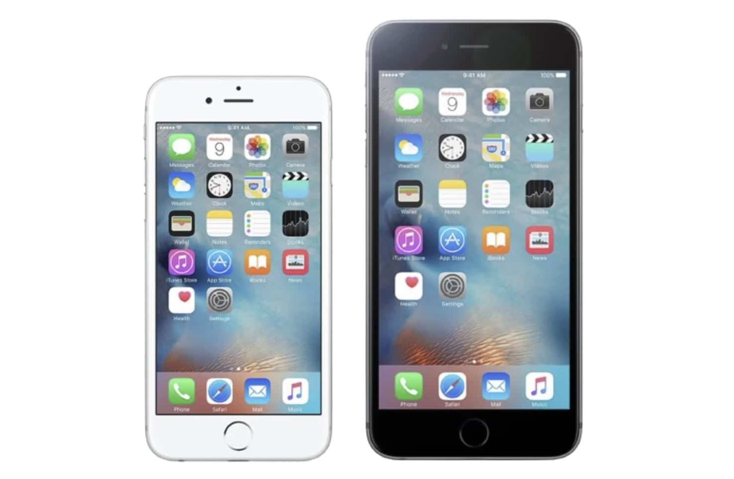 iPhone 6s et 6s Plus