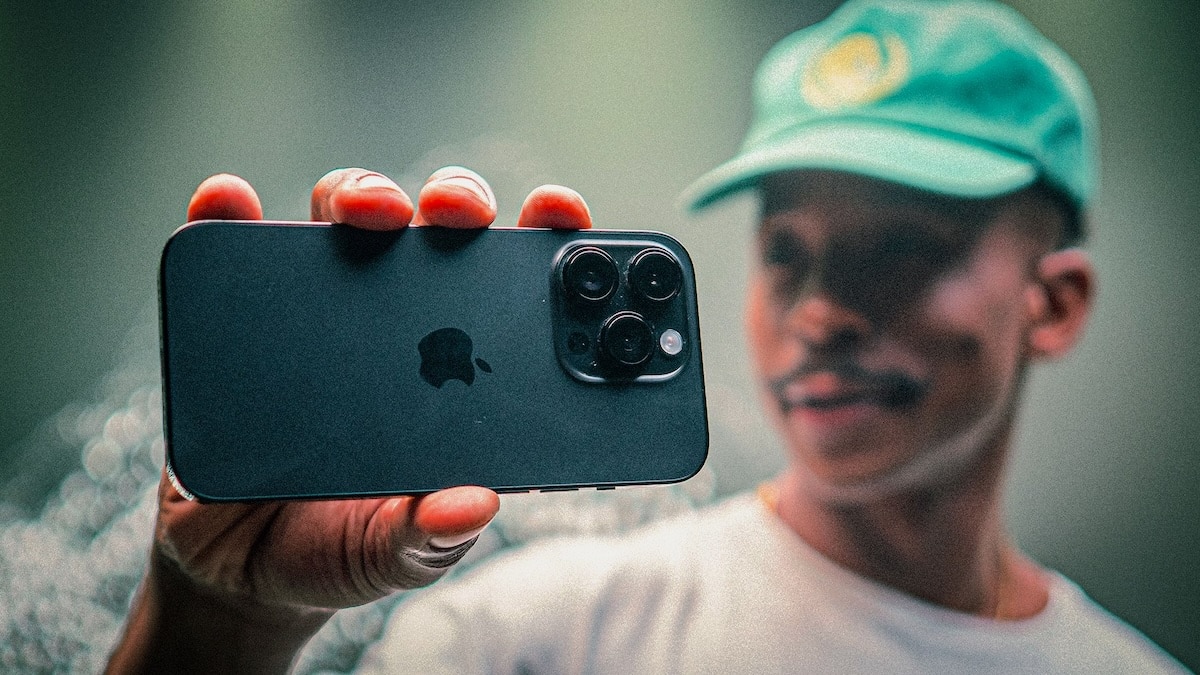 iPhone filmer en écoutant de la musique 