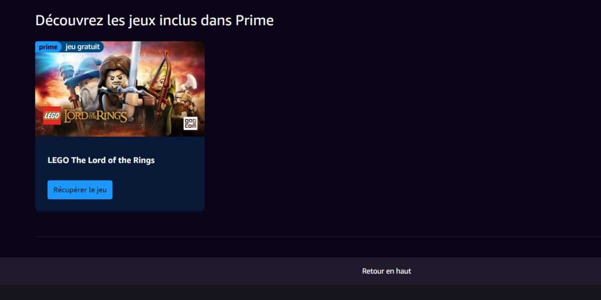 amazon prime gaming lego le seigneur des anneaux