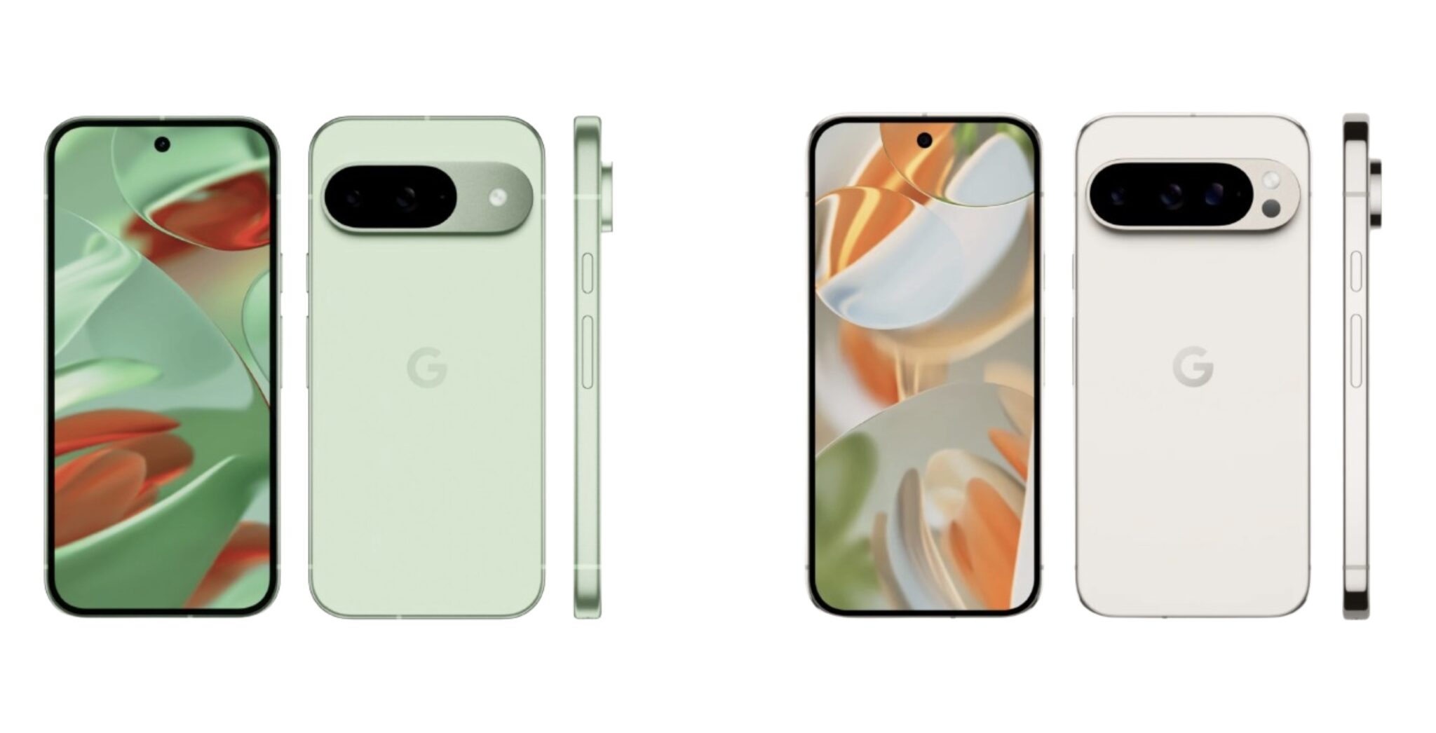 Pixel 9 différences design