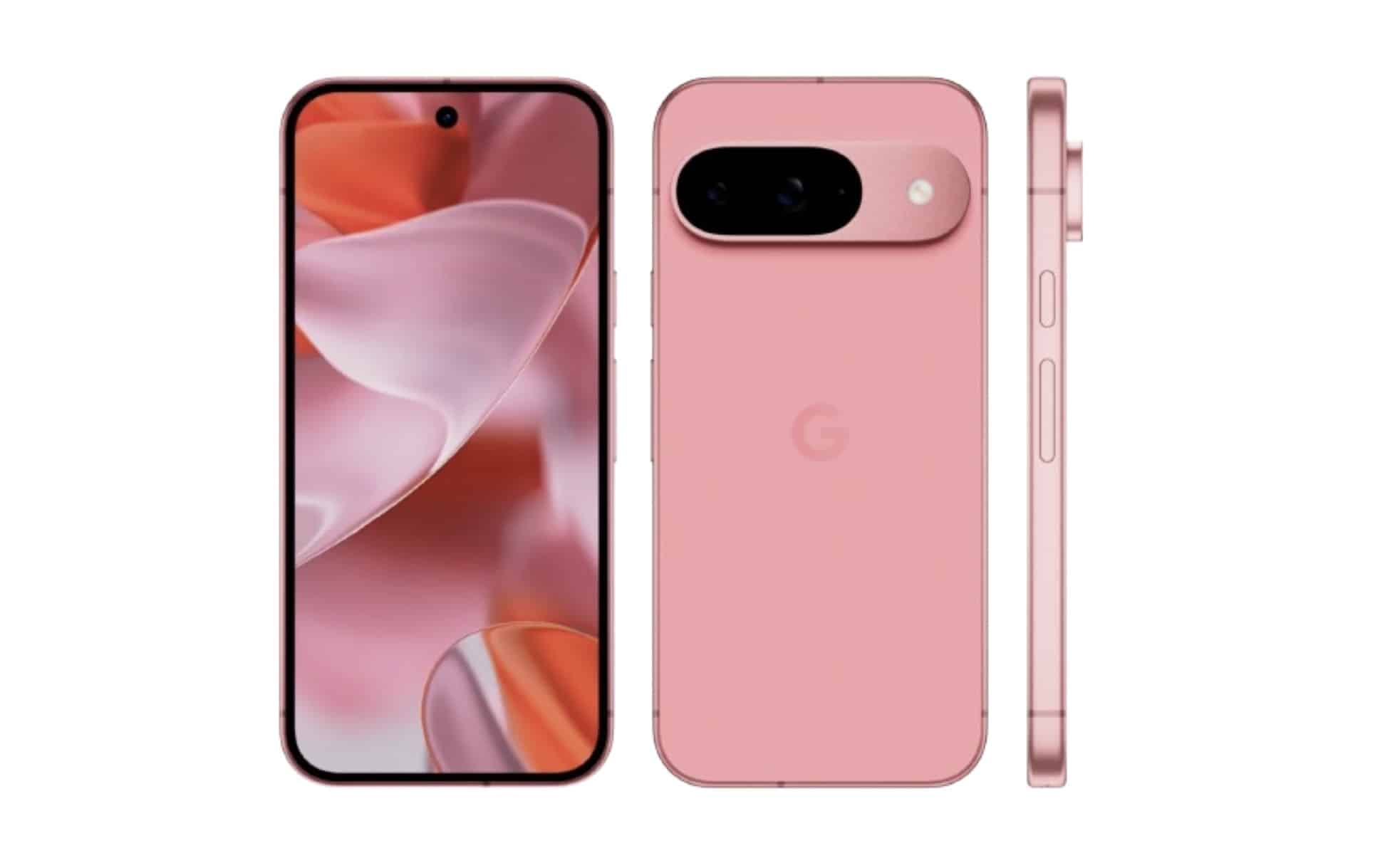 Pixel 9 rose design