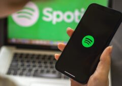 iPhone volume sur Spotify