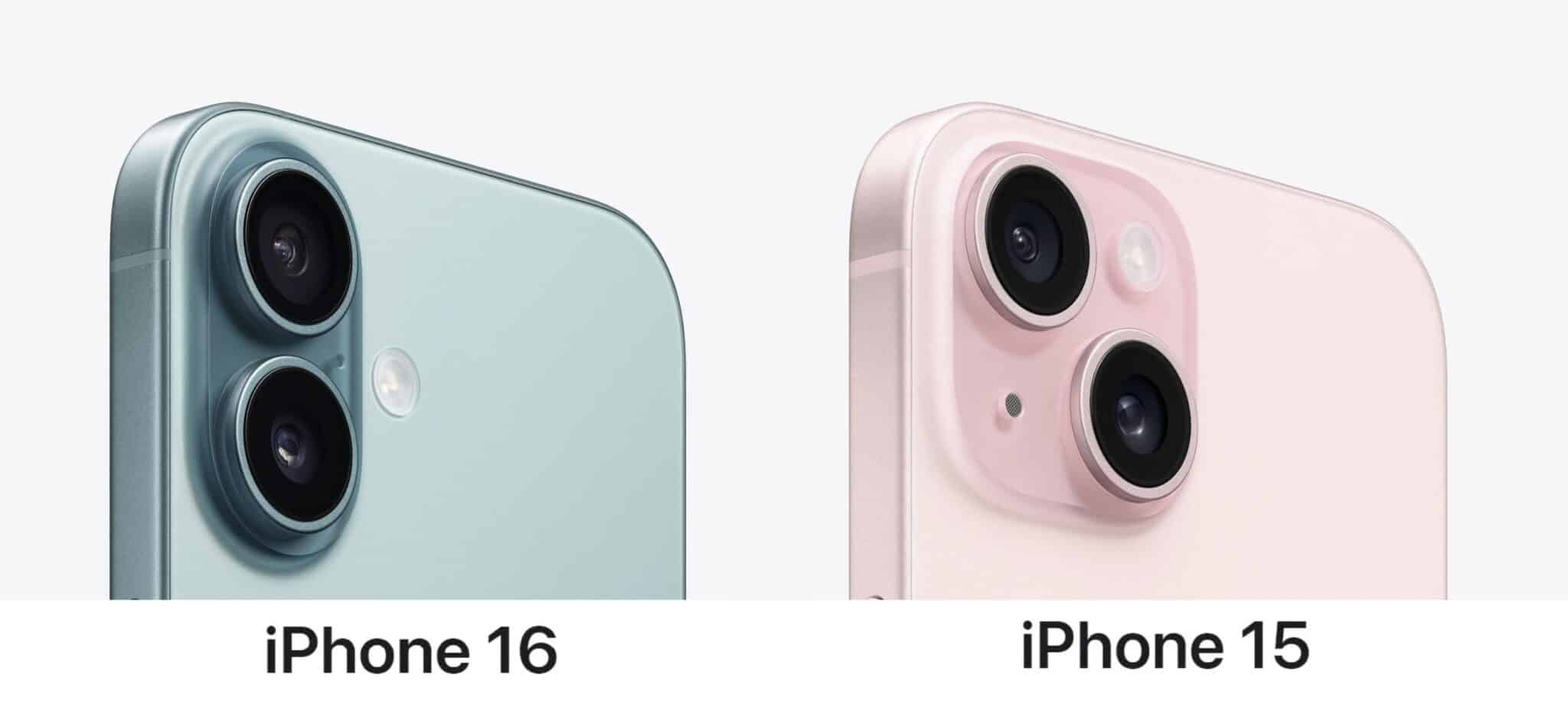 iPhone 16 et iPhone 15 photo