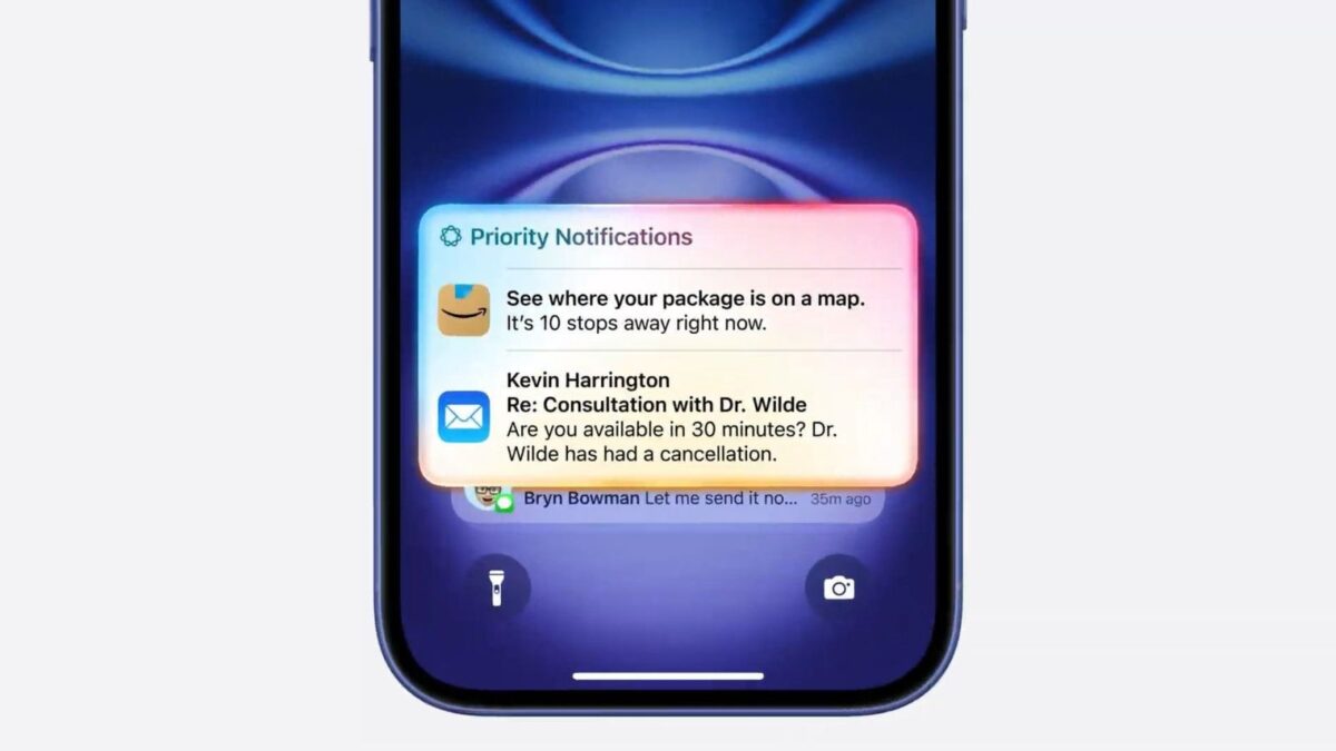 apple intelligence notifications iphone 16 