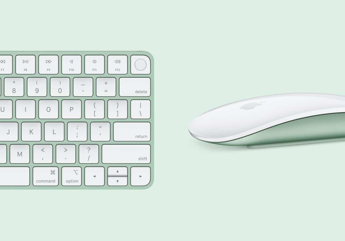 Apple iMac M4 Magic Keyboard et Magic Mouse