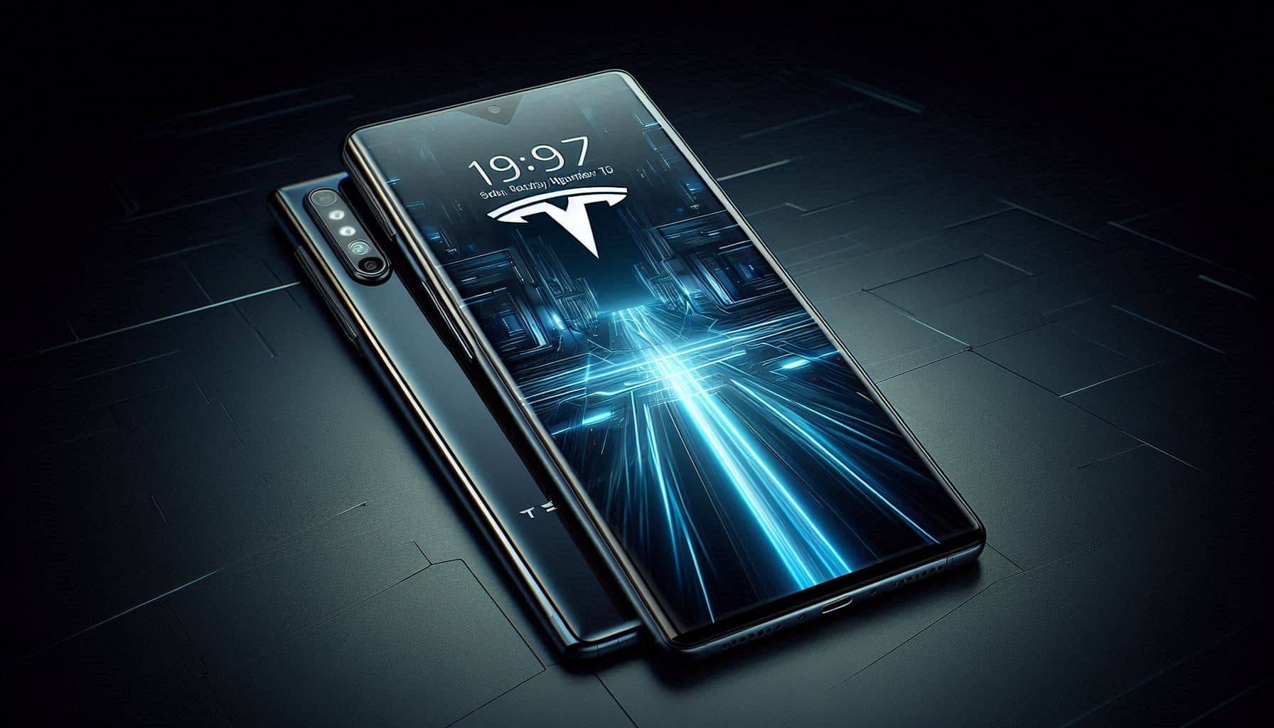 Concept IA de smartphone Tesla