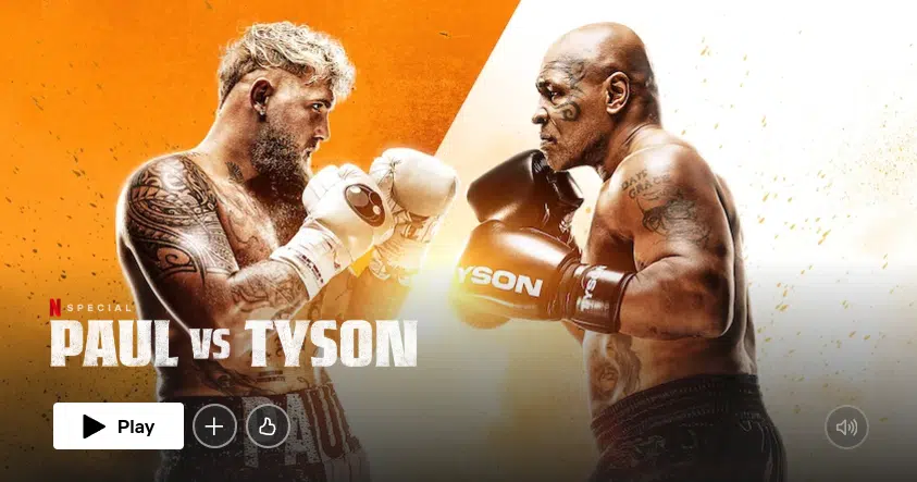 Tyson vs Paul