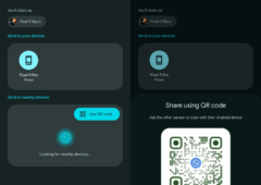 Google améliore Quick Share en ajoutant le partage par QR Code