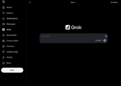 Copie d'écran, Chatbot Grok sur X