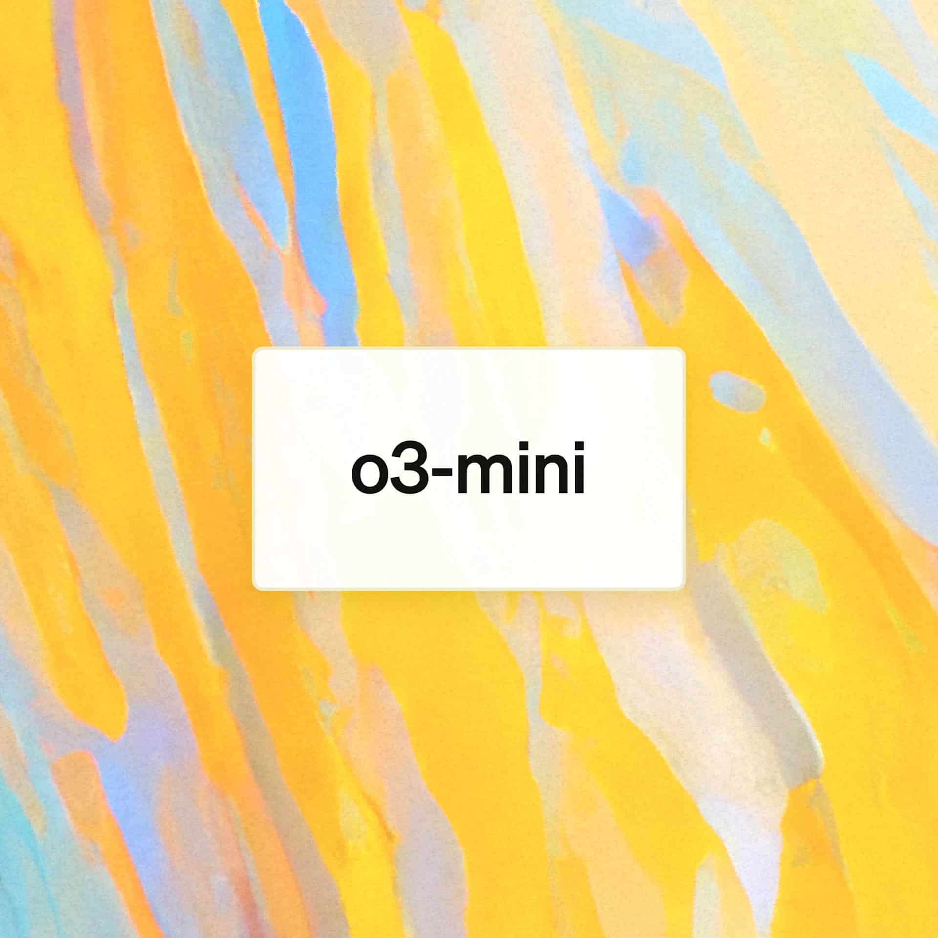 OpenAI 03-mini