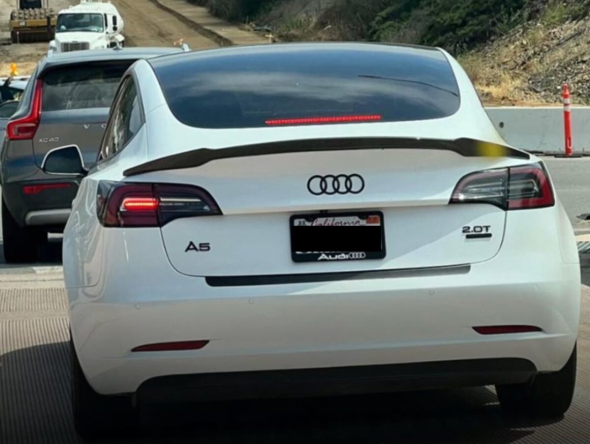 tesla customisée audi